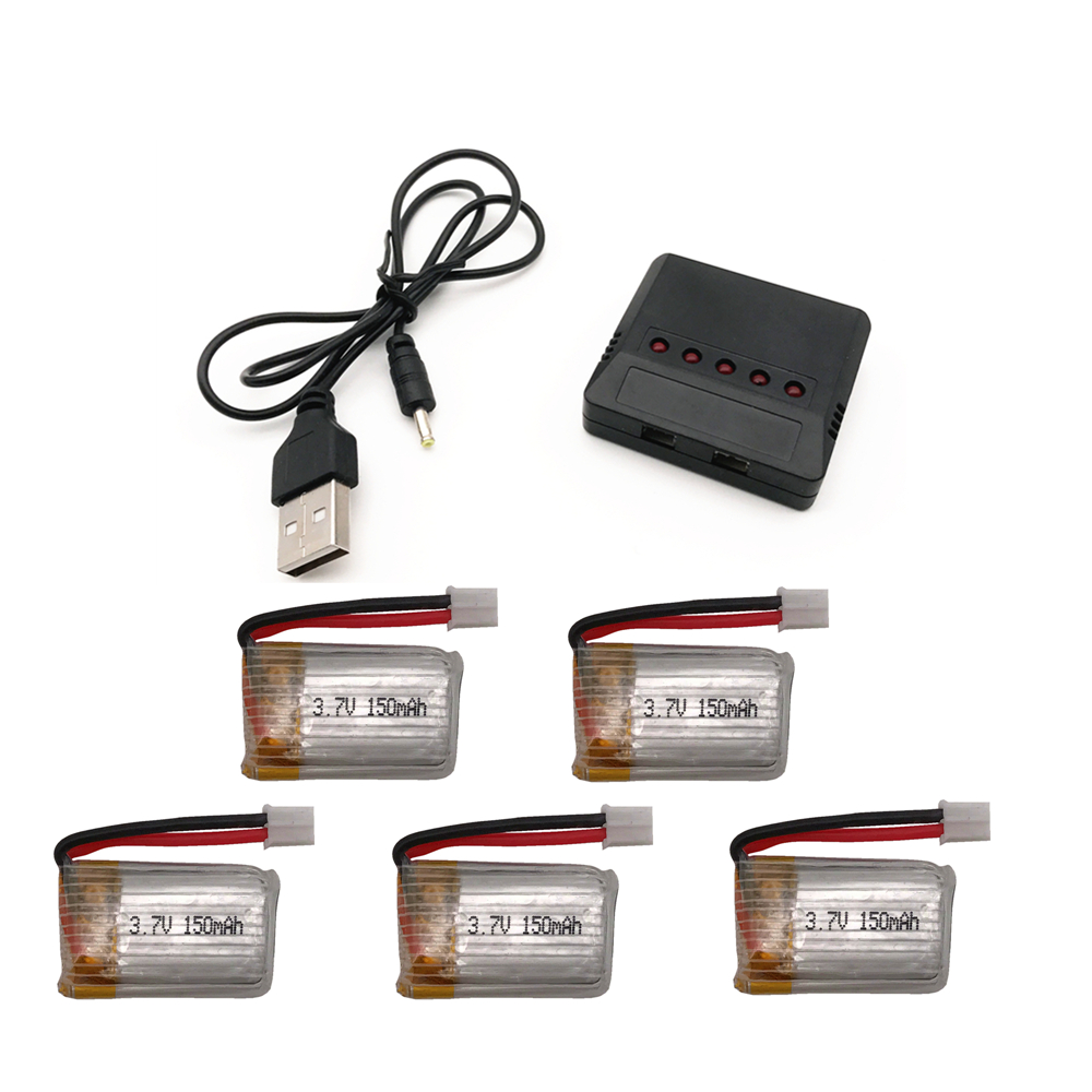 3/4/5Pcs LiPo แบตเตอรี่สำหรับ  - Eachine Drone E010 บทวิจารณ์และราคา